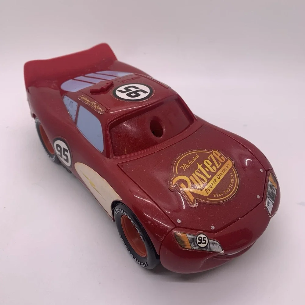 Disney Pixar Cars L5793 Gear Up 'n' Go Lightning McQueen Toy Accessories Rare